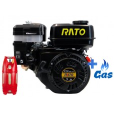 Бензо-газовый двигатель Rato R210 PF LPG